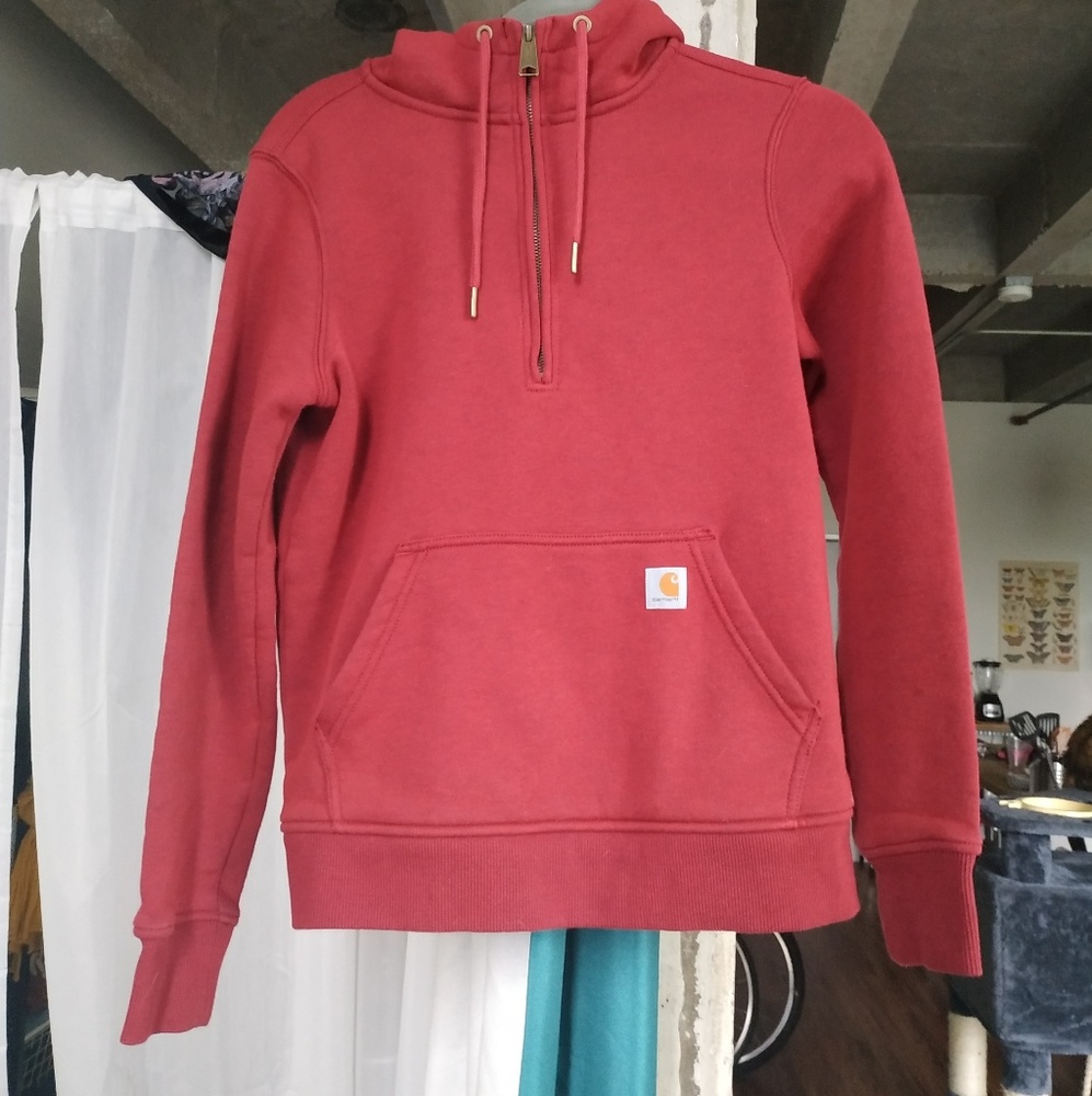 Carhartt Half-zip hoodie women's sz XS
